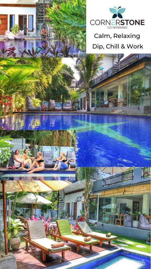 Cornerstone Bali Coworking Hostel Canggu  Exterior photo